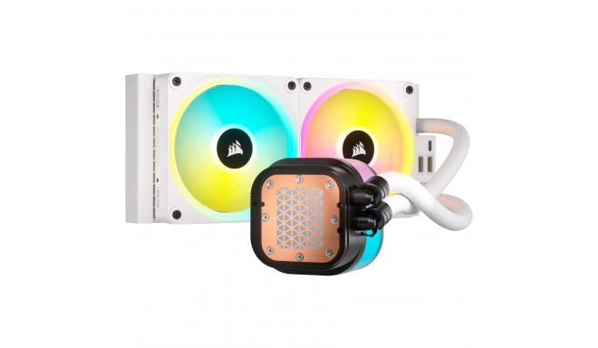 Corsair iCUE LINK H100i RGB, water cooling (white)