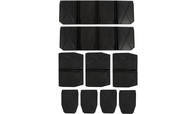 Einhell system case plastic compartment set, 9 pieces, insert (black, for E-Case SC, E-Case SF)