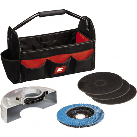 Einhell angle grinder TC-AG 125/850 kit (red/black, 850 watts)