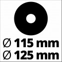 Einhell cutting stand TS 115/125 (for angle grinders with cutting disc 115mm and 125mm)