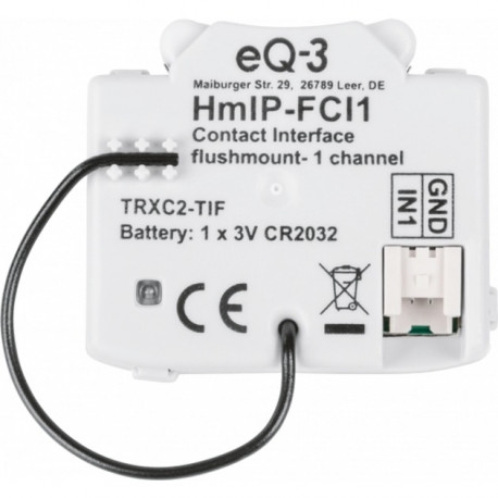 Homematic IP contact interface flush-mounted (HmIP-FCI1)