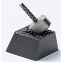 Keychron Hammer Aluminum Alloy Artisan Keycap, Keycap (black/silver)