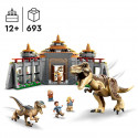LEGO 76961 Jurassic World T. rex and Raptor Attack on the Visitor Center, construction toy