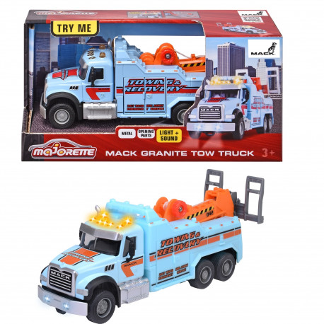 Majorette Mack Granite Tow Truck Toy Vehicle