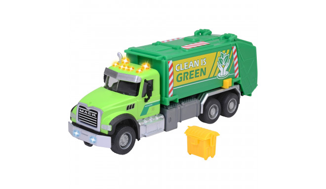 Majorette Mack Granite garbage truck, toy vehicle