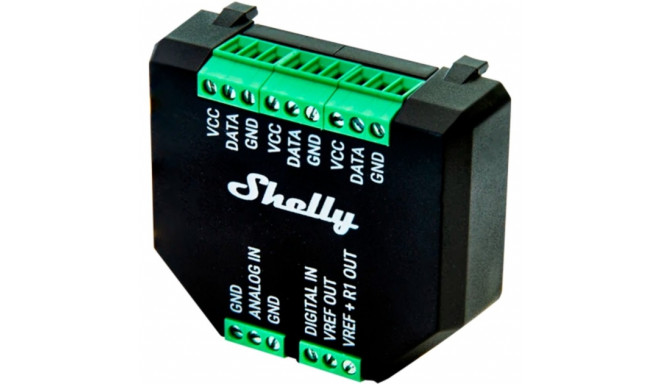 Shelly Plus Add-on, interface extension (black)
