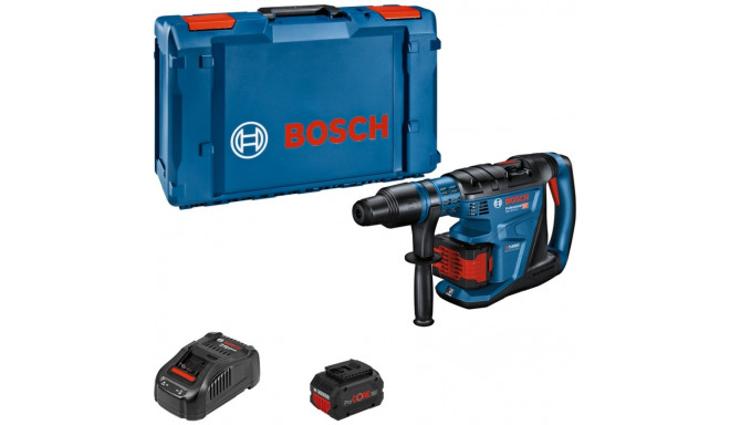 Bosch cordless hammer drill BITURBO GBH 18V-40 C Professional, 18Volt (blue/black, 2x battery ProCOR