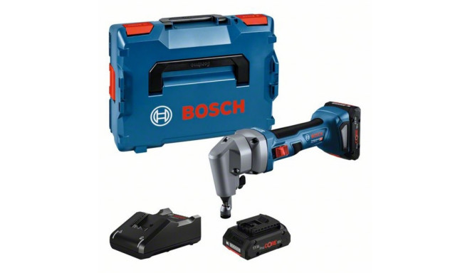 Bosch cordless rodent GNA 18V-16 E Professional, 18Volt, tin snips (blue/black, 2x battery ProCORE18