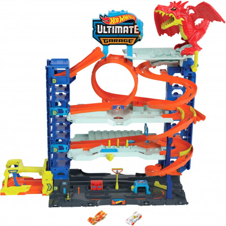 Hot Wheels City Ultimate Garage 23, play building ((Incl. 2 Hot Wheels vehicles))