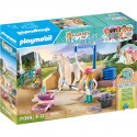 PLAYMOBIL 71354 Horses of Waterfall Isabella & Lioness with washing area, construction toy