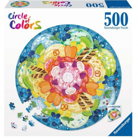 Ravensburger Puzzle Circle of Colors Ice Cream (Pieces: 500)