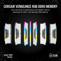 Corsair DDR5 - 64GB - 6000 - CL - 30 (2x 32 GB) dual kit, RAM (white, CMH64GX5M2B6000C30W, Vengeance