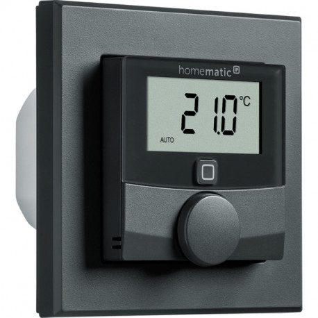 Homematic IP wall thermostat with switching output (HmIP-BWTH-A) (anthracite, for brand switch 230V)