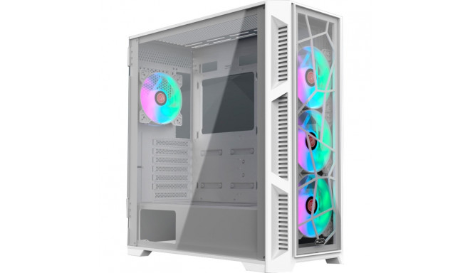RAIJINTEK PONOS ULTRA WHITE TG4, tower case (white, front and side panels made of tempered glass)