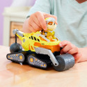 Spin Master Paw Patrol Mighty movie - basic vehicle from Rubble with puppy figure, toy vehicle