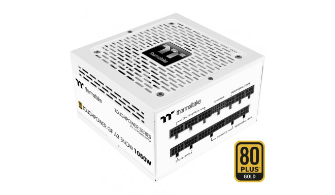 Thermaltake Toughpower GF A3 Snow 1050W, PC power supply (white, 1x 12VHPWR, 5x PCIe, cable manageme