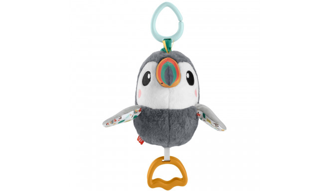 Fisher-Price Flutter Toucan To-Go, cuddly toy (grey/white)