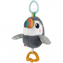 Fisher-Price Flutter Toucan To-Go, cuddly toy (grey/white)