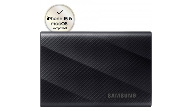 SAMSUNG Portable SSD T9 1 TB, External SSD (black, USB 3.2 Gen 2x2 (20Gbps))