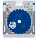 Bosch circular saw blade Expert for Wood, 160mm, 24Z (bore 20mm, for cordless hand-held circular saw