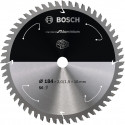 Bosch circular saw blade standard for aluminum, 184mm, 56Z (bore 16mm, for cordless hand-held circul