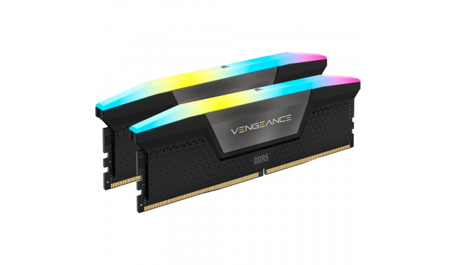 Corsair DDR5 - 96GB - 6000 - CL - 30 (2x 48 GB) dual kit, RAM (black, CMH96GX5M2B6000C30, Vengeance 