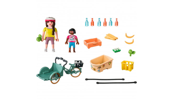 PLAYMOBIL 71306 Country cargo bike, construction toy