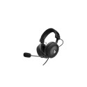 Savio Stratus Headphones Wired Ear-hook Gaming Black