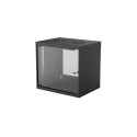 Intellinet Network Cabinet, Wall Mount (Basic), 9U, Usable Depth 340mm/Width 485mm, Black, Flatpack,
