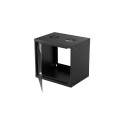Intellinet Network Cabinet, Wall Mount (Basic), 9U, Usable Depth 340mm/Width 485mm, Black, Flatpack,