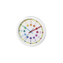 Hama Easy Learning Quartz clock Circle Multicolour, White