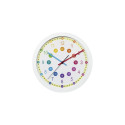 Hama Easy Learning Quartz clock Circle Multicolour, White