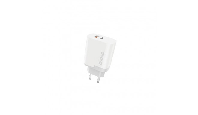 DUDAO Charger 22.5W PD+ QC3.0 USB+ Type C White Universal AC Fast charging Indoor