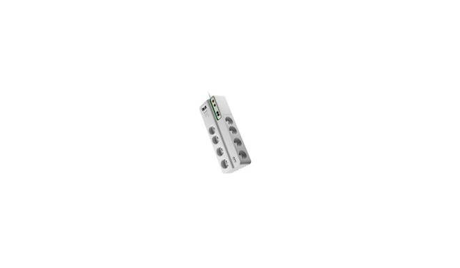 APC PMF83VT-FR surge protector White 8 AC outlet(s) 230 V 3 m