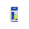 Kleepkirjalint Brother TZE-FX611 kollane flexi ID, must tekst, laius 6mm