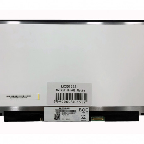 LCD screen 12.5" 1920x1080 FHD, LED, IPS, SLIM, matte, 30pin (right), A+