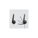 Logitech H390 USB Computer Headset Wired Headphones, USB Type-A, Black