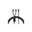 Baseus Universal Cable, Flash Series II 2-in-1 Fast Charging Cable (Type-C to Type-C + Type-C) 100W,