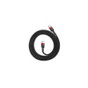 Baseus Type-C - Type-C cable Cafule PD2.0 60W Flash charging (20V 3A) 1m Red/Black (CATKLF-G91)