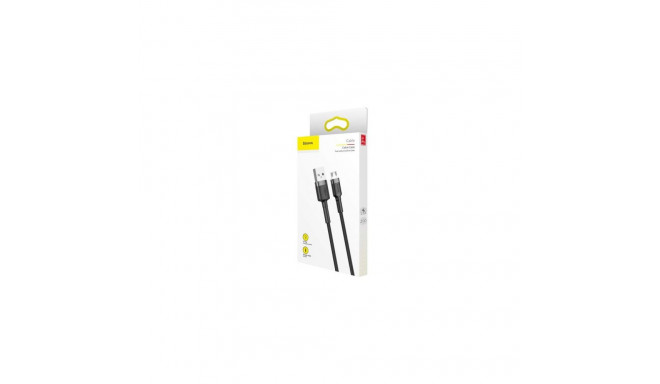 Baseus Micro USB Cafule Cable 1.5A 2m Gray + Black (CAMKLF-CG1)
