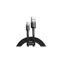 Baseus Micro USB Cafule Cable 2.4A 0.5m Gray + Black (CAMKLF-AG1)