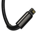 Baseus Universal Tungsten 3-in-1 USB cable (Type C / Lightning / micro USB) 3.5A 1.5m Black (CAMLTWJ
