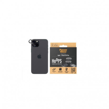 PanzerGlass™ Hoops Camera Lens Protector iPhone 15 | 15 Plus | Black
