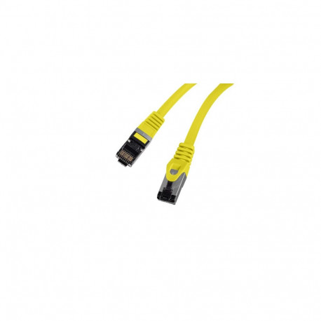 PATCHCORD CAT.8.1 S/FTP LSZH CU 3M YELLOW FLUKE PASSED LANBERG