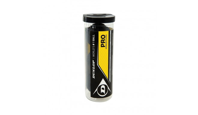 SQUASH BALL DUNLOP PRO 2 YELLOW DOTS