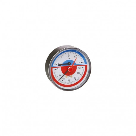 THERMOMANOMETER 1/2. 6 BAR. 0-120C