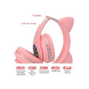RoGer Cat M2 Bluetooth Наушники с кошачьими ушками LED