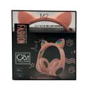 RoGer Cat M2 Bluetooth Headphones with Cat Ears LED
