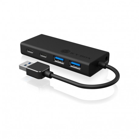 "ICY BOX IB-HUB1426-U3 USB 3.0 HUB 4-Port 2xUSB-C; 2xUSB 3.0"