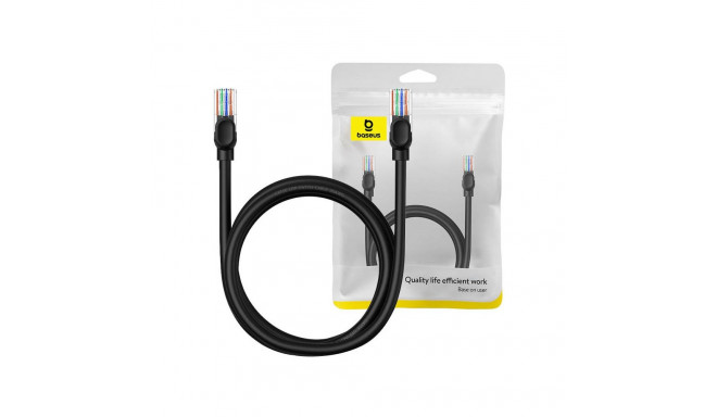 Baseus Ethernet CAT5, 1,5m network cable (black)